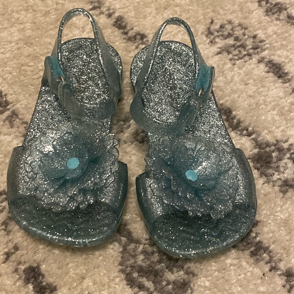Old Navy Glitter Jelly Sandals